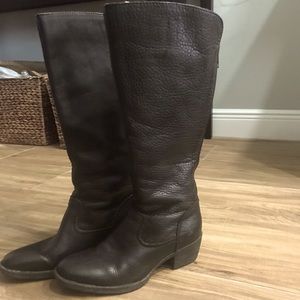Børn Black Leather Riding Boots